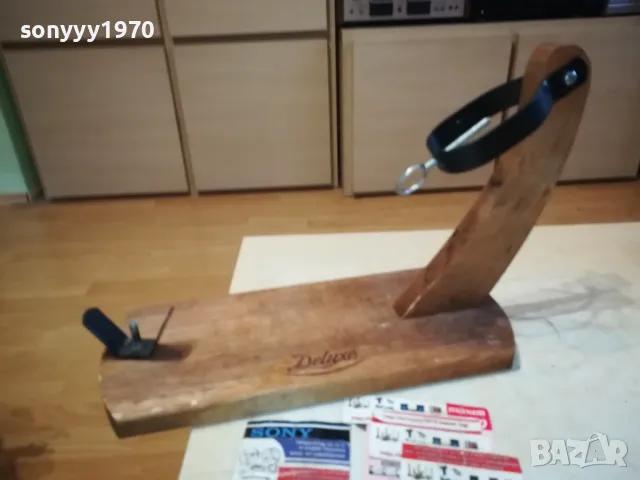 DELUXE-СТОЙКА ДЪРВО МЕТАЛ-ВНОС SWISS 2701251505, снимка 3 - Антикварни и старинни предмети - 48848798