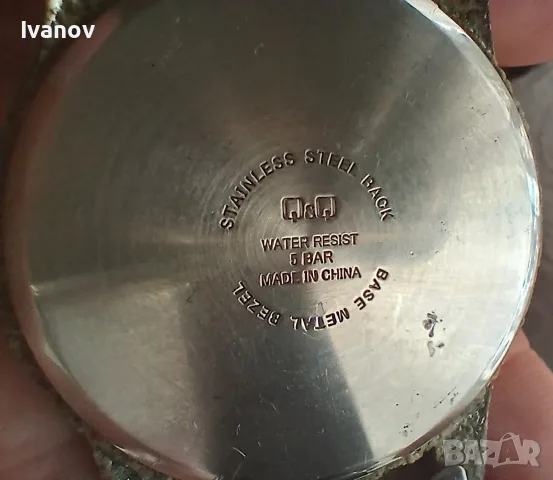Мъжки часовник Q&Q A208J800 (Miyota) – работи / за части / донор, снимка 4 - Мъжки - 55709365