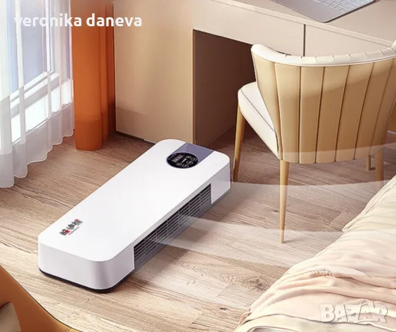 Модерна печка за стенен монтаж,за студено и топло,с двойно предназначение,LED дисплей, снимка 10 - Смарт домашни устройства (Smart Home) - 55842831