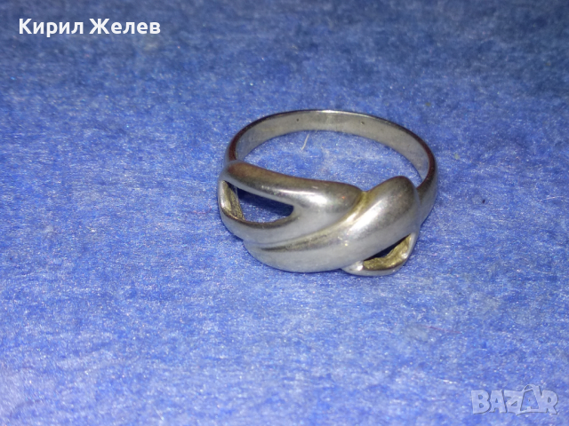 СТИЛЕН АЖУРЕН СРЕБЪРЕН ПРЪСТЕН СРЕБРО 925 ПРОБА 41901, снимка 3 - Пръстени - 44690374
