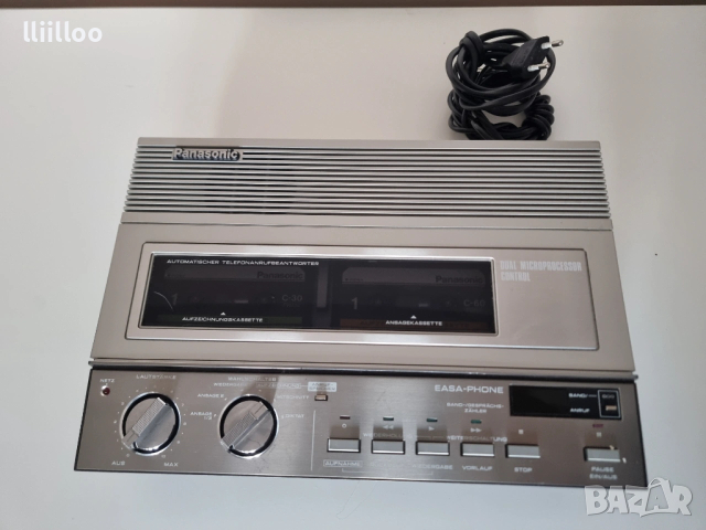 Двукасетъчен секретар - PANASONIC KX-T1526BS, снимка 2 - Радиокасетофони, транзистори - 27616407