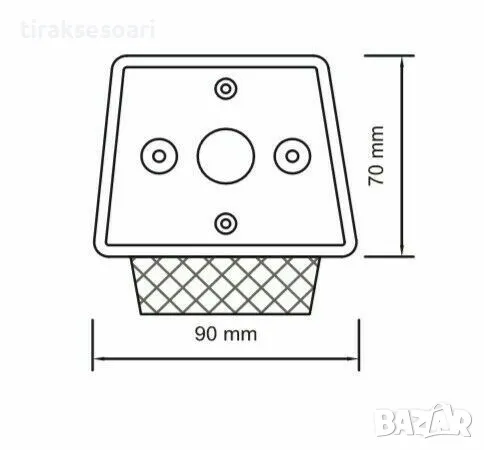 2 Броя LED Диодни габарити маркери за таван на Ford Transit 1999-2006, снимка 2 - Аксесоари и консумативи - 47946881