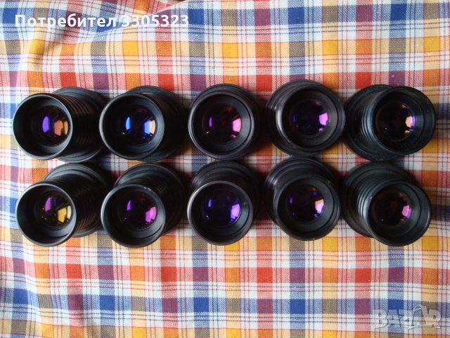 10 бр. Обектив Триплет ОМЗ-София 2,8/85 № 16, снимка 3 - Обективи и филтри - 35812704