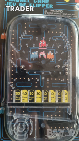Pac-Man Pinball Game мини механичен флипер Miniso, снимка 2 - Други - 30417710