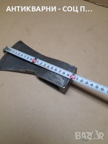 Стара Немска Брадва Топор Тегло 1.300кг. Номер 3., снимка 12 - Антикварни и старинни предмети - 48286670