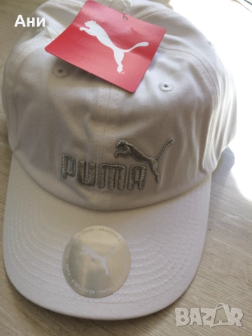Нова бяла шапка  с козирка PUMA., снимка 3 - Шапки - 51543378