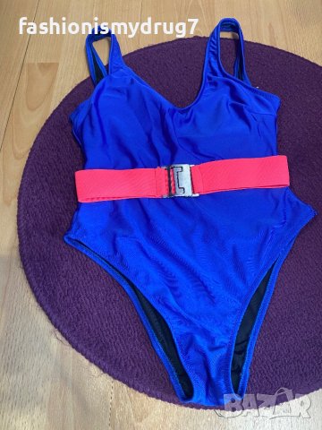 Цял бански костюм с коланче , снимка 1