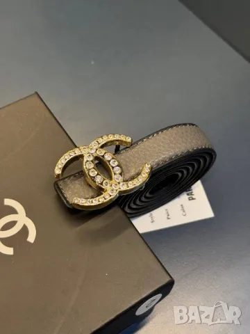 колани от естествена кожа в кутия 2см chanel , снимка 4 - Колани - 50415870