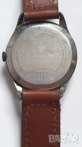 Мъжки механичен часовник Omikron, снимка 5 - Антикварни и старинни предмети - 53464334