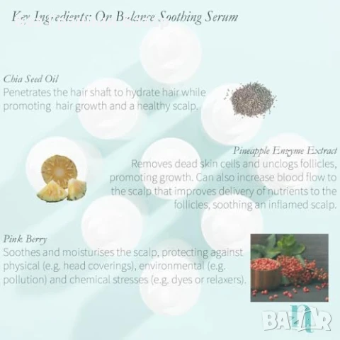 Нов Пробиотичен серум против пърхот и сърбеж Nourrir 50ml коса грижа, снимка 2 - Продукти за коса - 51149875