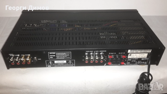 Усилвател DUAL CV-6040, снимка 9 - Ресийвъри, усилватели, смесителни пултове - 52990298