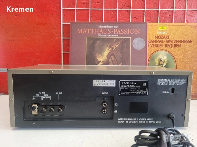 Тунер TECHNICS ST-Z12, снимка 3 - Ресийвъри, усилватели, смесителни пултове - 53536809
