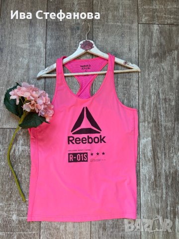 Марков оригинален Reebok  розов цикламен неонов неоново сигнално  розов , снимка 5 - Потници - 41774354