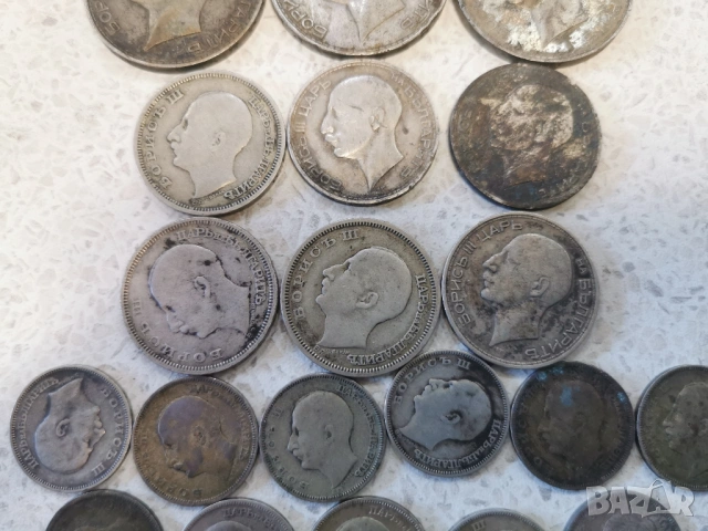 ЛОТ СРЕБЪРНИ МОНЕТИ 1930-37, снимка 8 - Нумизматика и бонистика - 53154572