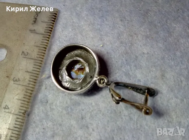 NIKOL@S АВТОРСКА СРЕБЪРНА ОБЕЦА СРЕБРО 925 с БЯЛА ПОЗЛАТА и КРАЛСКИ СЕДЕФ на БИЖУТЕРА НИКОЛАС 48940, снимка 12 - Обеци - 48953213