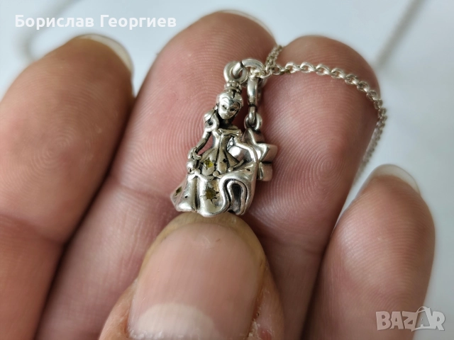 Сребърно колие Пандора Pandora 925, снимка 5 - Колиета, медальони, синджири - 52719528