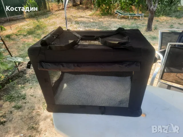 Клетка за куче,домашни любимци.Мека,сгъваема, снимка 2 - За кучета - 55779262