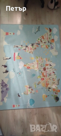 Детски стол за бюро и килим, снимка 2 - Столове - 53281910