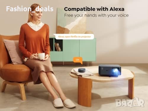 Нов проектор за домашни филми с 7000+ приложения Телевизионен ключ, снимка 2 - Плейъри, домашно кино, прожектори - 41769819