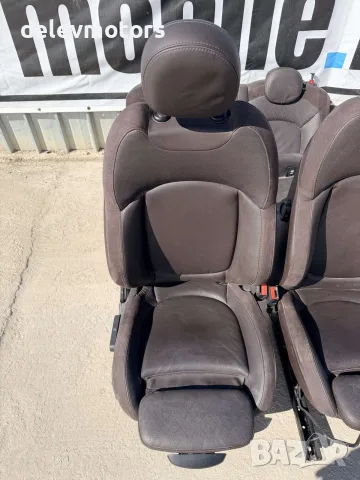 Кожен салон с подгрев алкантара от Mini Cooper S (56) 2.0i, снимка 4 - Части - 56240297