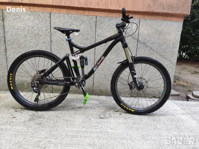Продавам full suspension mtb колело iron horse 6point4 с капки 26 цола