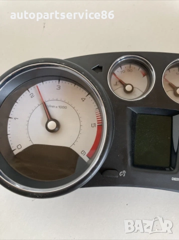Скоростомер инструмент автоматичен за Peugeot 308 2.0 HDI (2009) 9664377180, снимка 2 - Части - 53634192