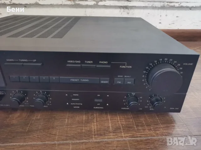 Продавам усилвател с тунер Denon DRA 350, снимка 2 - Ресийвъри, усилватели, смесителни пултове - 55941456
