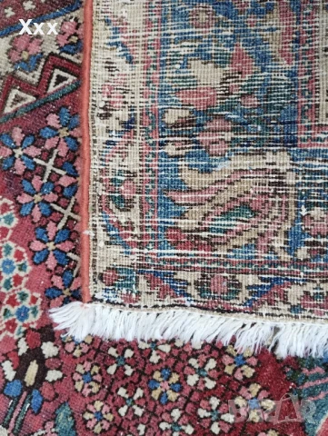 Ръчно тъкан вълнен килим.Античен., снимка 4 - Килими - 51067588