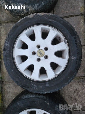 16 5х112 лети джант със зимни гуми 205 55 16 за Audi Vw Seat Skoda, снимка 4 - Гуми и джанти - 52046977