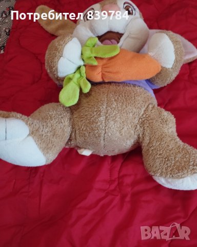 Плюшен Зайко, снимка 2 - Плюшени играчки - 39229720