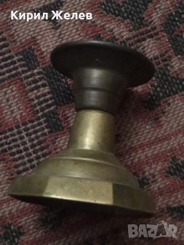 Месингов свештник 54280, снимка 2 - Антикварни и старинни предмети - 53638102