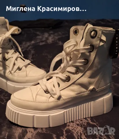 Високи кецове на платформа lnuikii, снимка 11 - Дамски боти - 48217475