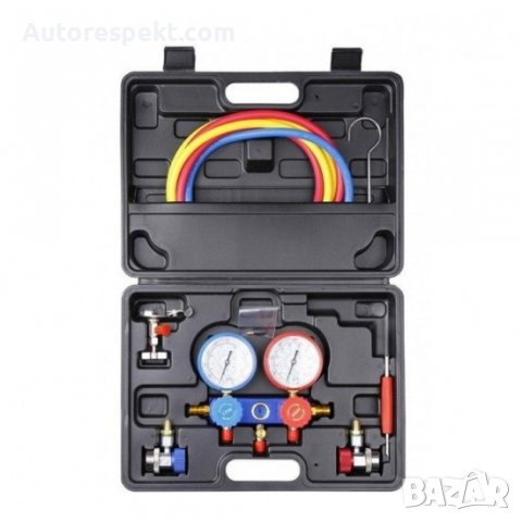 Комплект за диагностика на климатици , Манометър за климатик - 134