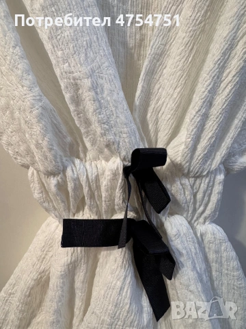 Zara Бял Потник S, снимка 2 - Потници - 53722242