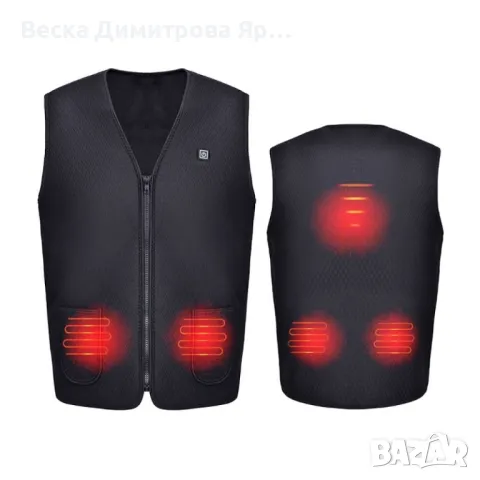 Унисекс електрически термичен елек за зимния период , снимка 2 - Друга електроника - 48214127