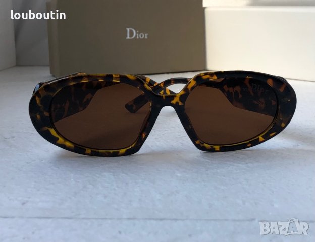 Dior дамски слънчеви 2 цвята черни кафяви, снимка 4 - Слънчеви и диоптрични очила - 40539077