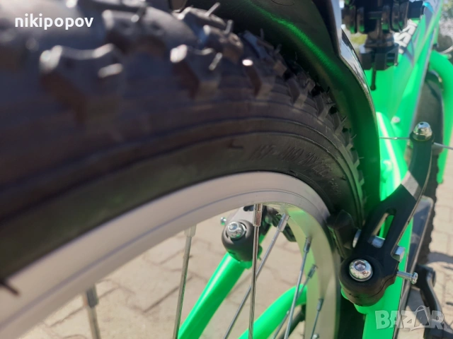 PASSATI Велосипед 20" SPARTAN зелен, снимка 6 - Велосипеди - 53559795