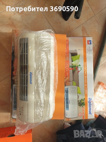 Керамични печки Diplomat, за стена, с дистанционно, снимка 3 - Отоплителни печки - 53872525