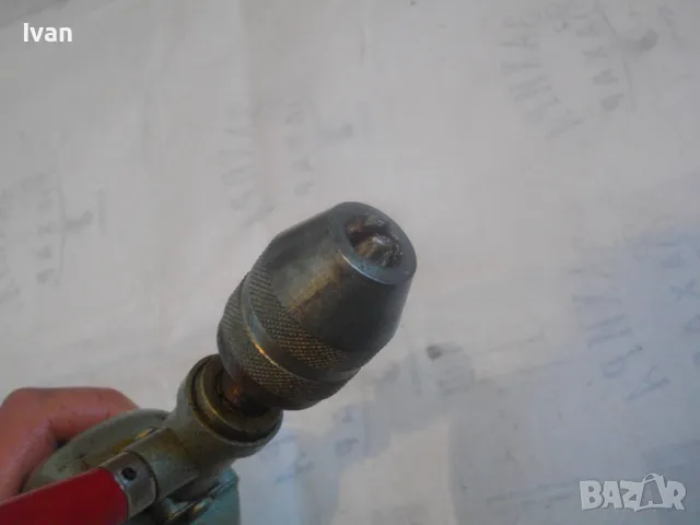 S10-1 WEST GERMANY 345мм/ф13мм СТАРО КАЧЕСТВО ФРГ РЪЧНА ДРЕЛКА БОРМАШИНА МАТКАП С ОПОРНО РАМО ОТЛИЧН, снимка 9 - Бормашини - 48319249