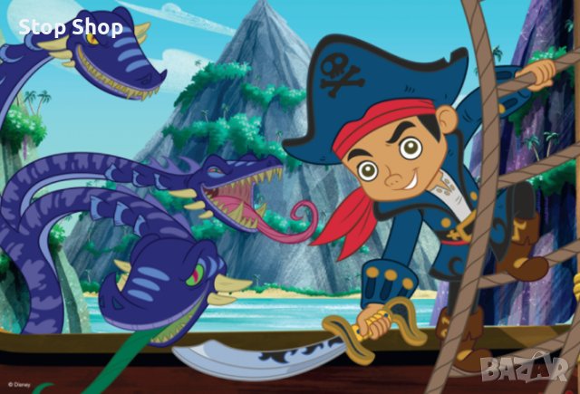Disney Junior пъзел 4в1 Captain Jake and the Neverland Pirates , снимка 3 - Игри и пъзели - 41225053