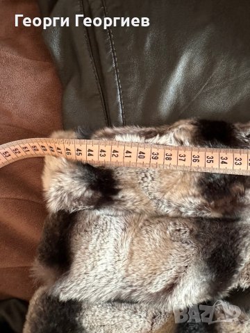 Страхотно яке естествена кожа и чинчила, снимка 9 - Якета - 44290603