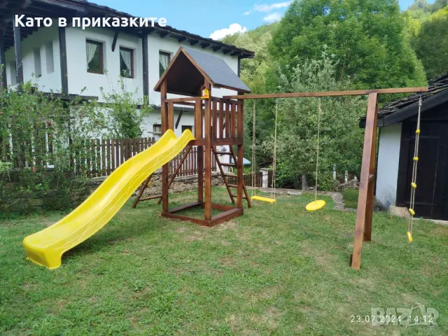 Детска дървена площадка, Детски кът на открито, Съоръжение за игра