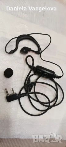 Слушалки с микрофон за радиостанции Baofeng, снимка 3 - Друга електроника - 48731626