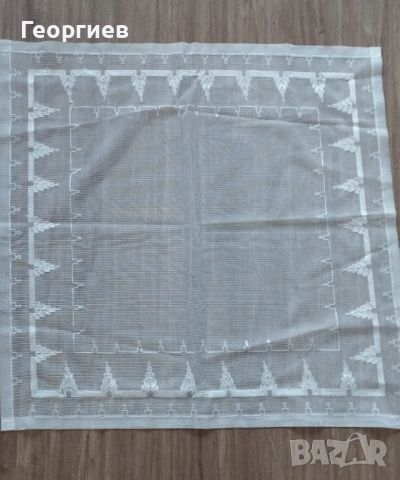 Ръчно тъкан кавиьор,бродирани възглавници,и карета,на тюл., снимка 15 - Други - 35686041