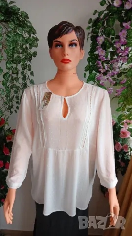 Стилни дамски блузи от кенар и памучни., снимка 13 - Блузи с дълъг ръкав и пуловери - 48240243