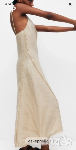 Нова ленена рокля Pull and Bear XL размер 