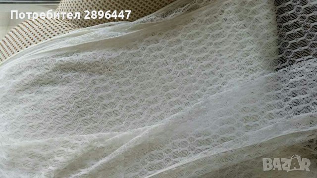 Нова бяла дантела-плат 6 м за перде-Намален!, снимка 2 - Пердета и завеси - 41507496