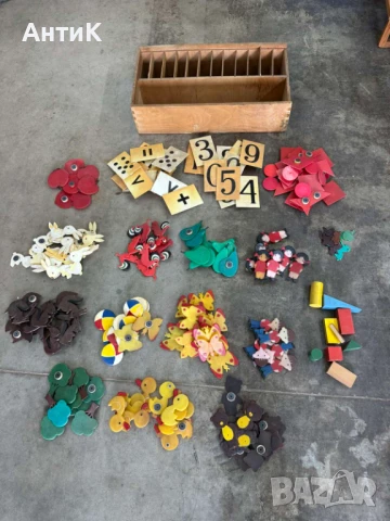 Соц Детски Фигури с Магнит Учтехпром, снимка 2 - Колекции - 50584112