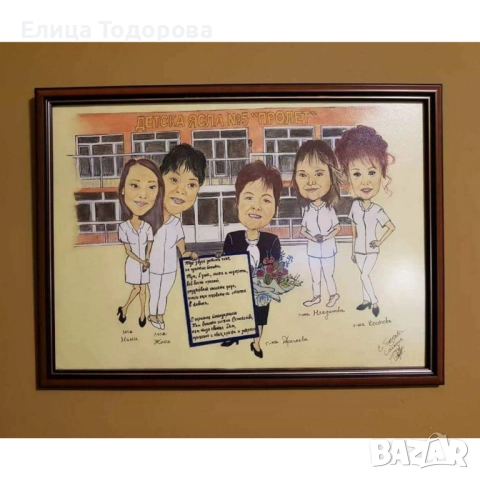 Ръчно рисувани картини - портрет или карикатура по ваша снимка, снимка 6 - Картини - 51512393