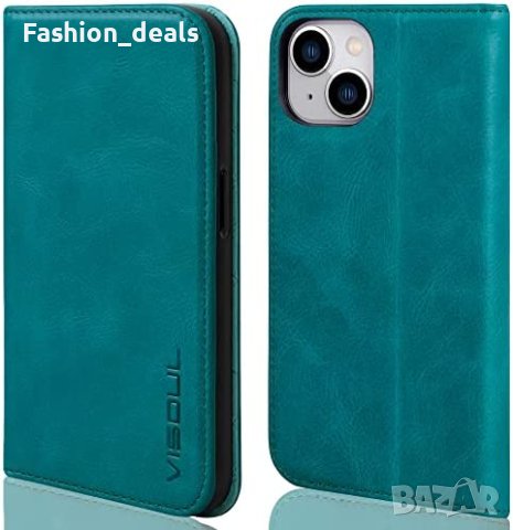 Нов калъф кейс за телефон от естествена кожа iPhone 14 Защита Айфон